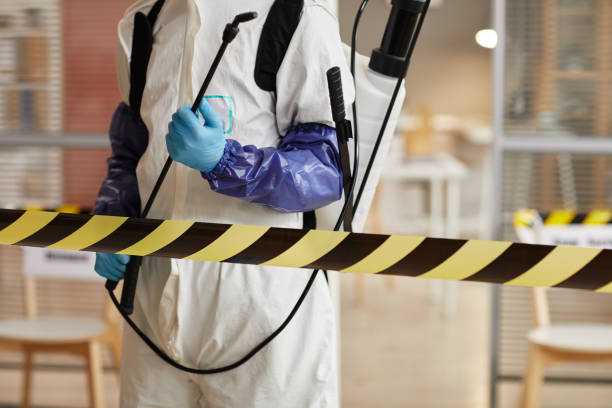 Professional Blood Cleanup technician working in Fremont, MI